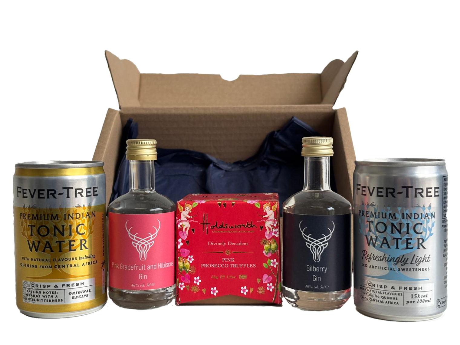 Valentines Gin Minis & Chocolates