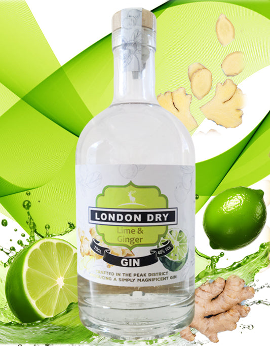 Lime Zest and Ginger London Dry Gin