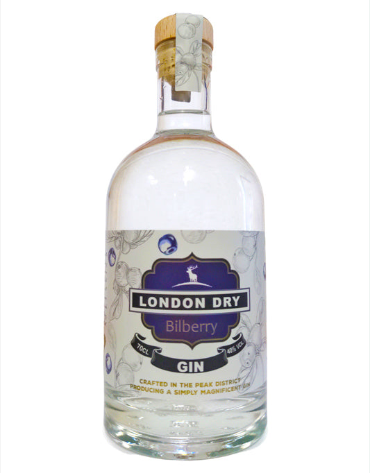 Bilberry London Dry Gin 70cl 40% ABV