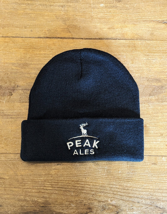 Peak Ales Brewery Beanie Navy No Pom Pom