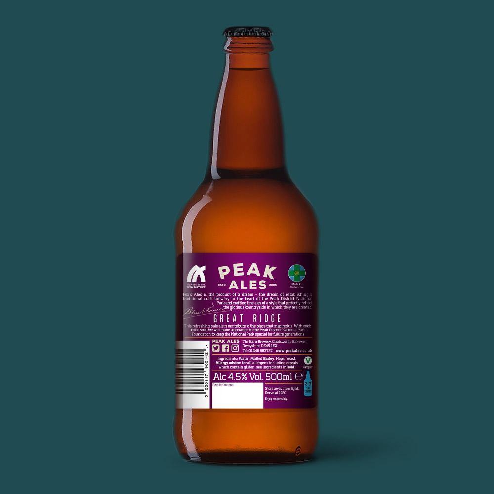 Great Ridge Ale By Peak Ales Reverse
