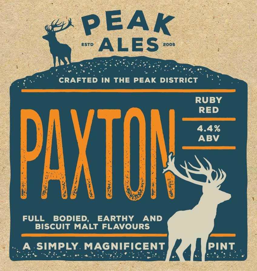 Paxton Ruby Red Beer By Peak Ales Beer Mat